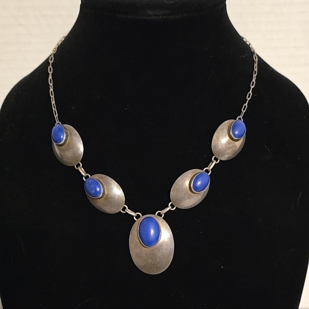 Lapis Lazuli Tear Drop Necklace